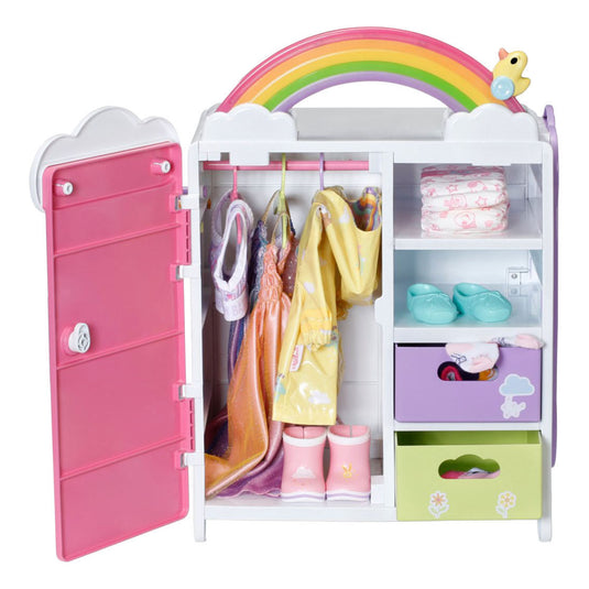 Baby born regenboogkledingkast