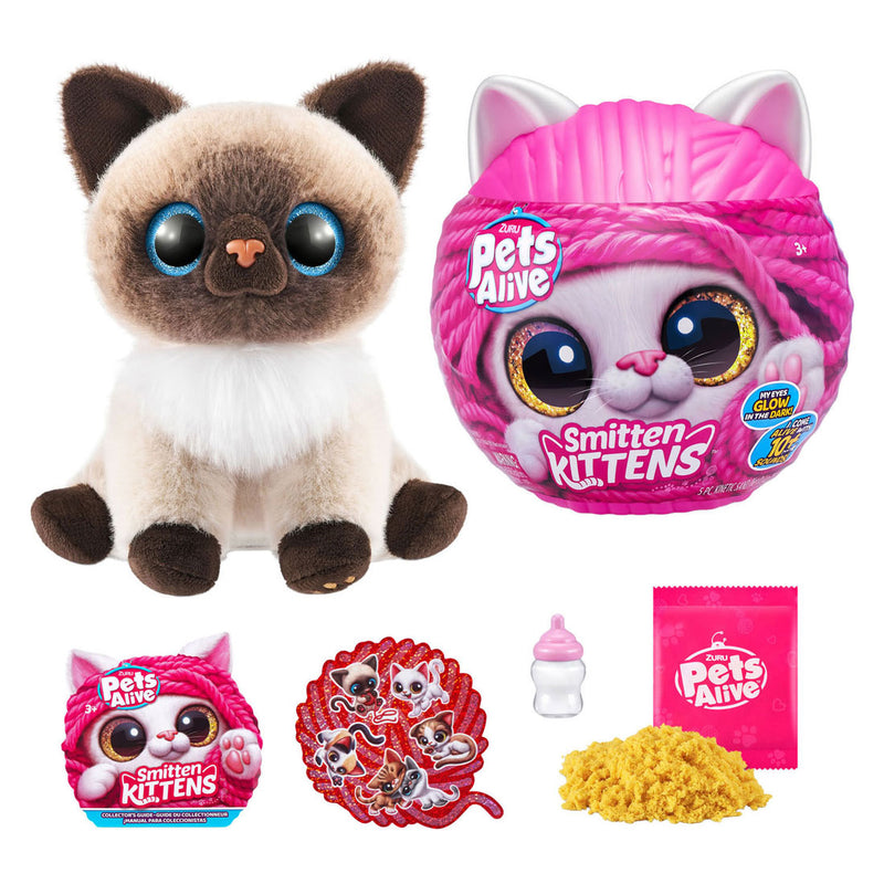 Afbeelding laden in galerijviewer, Zuru pets alive smitten kittens interactieve pluche knuffel
