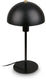 B.k.licht briloner pura – tafellamp – zwarte bedlamp – e14 fitting – met schakelaar op snoer – ø18x35 cm