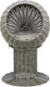 Trixie kattenmand amalia rond polyrattan grijs