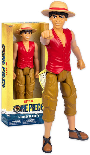Moose one piece - groot actiefiguur luffy - beweegbaar figuur van 30 cm hoog