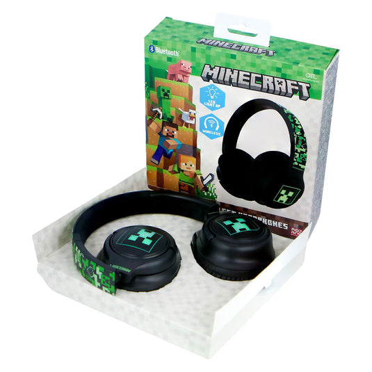Minecraft bluetooth koptelefoon led light up