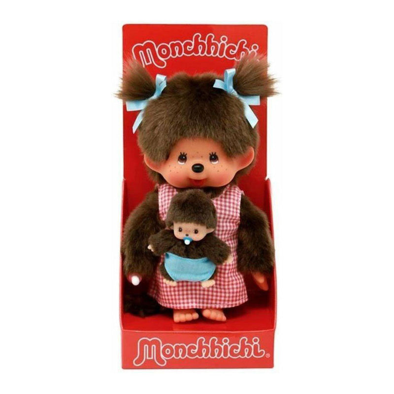 Afbeelding laden in galerijviewer, Bandai monchhichi - mama baby pluche
