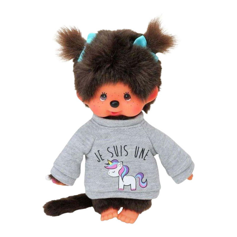 Afbeelding laden in galerijviewer, Bandai monchhichi - unicorn pluche
