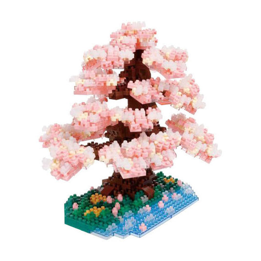 Bandai nanoblock bouwset luxe kersenbloesemboom - 990st.