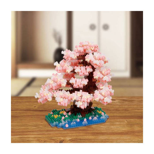 Bandai nanoblock bouwset luxe kersenbloesemboom - 990st.