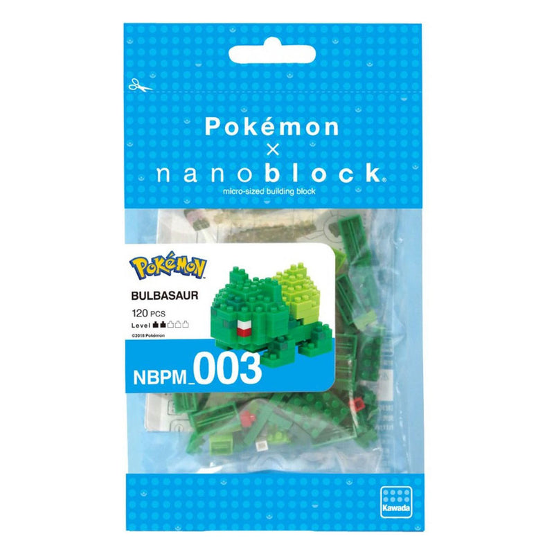 Afbeelding laden in galerijviewer, Bandai nanoblock bouwset pokémon bulbasaur - 120st.
