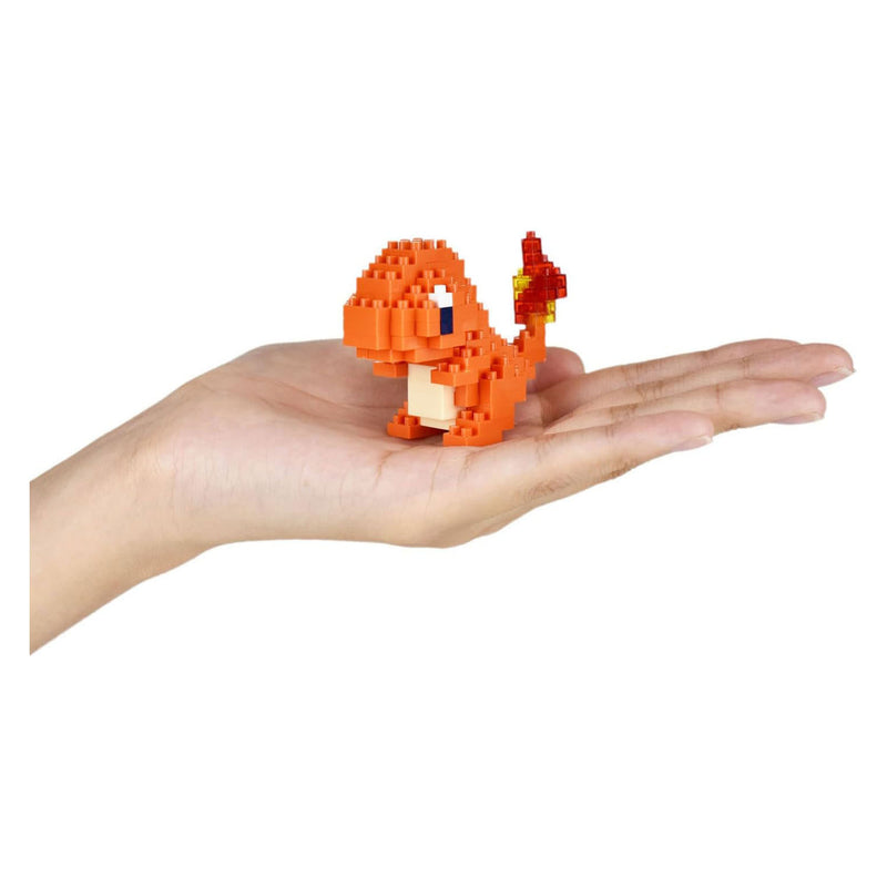Afbeelding laden in galerijviewer, Bandai nanoblock bouwset pokémon charmander - 120st.
