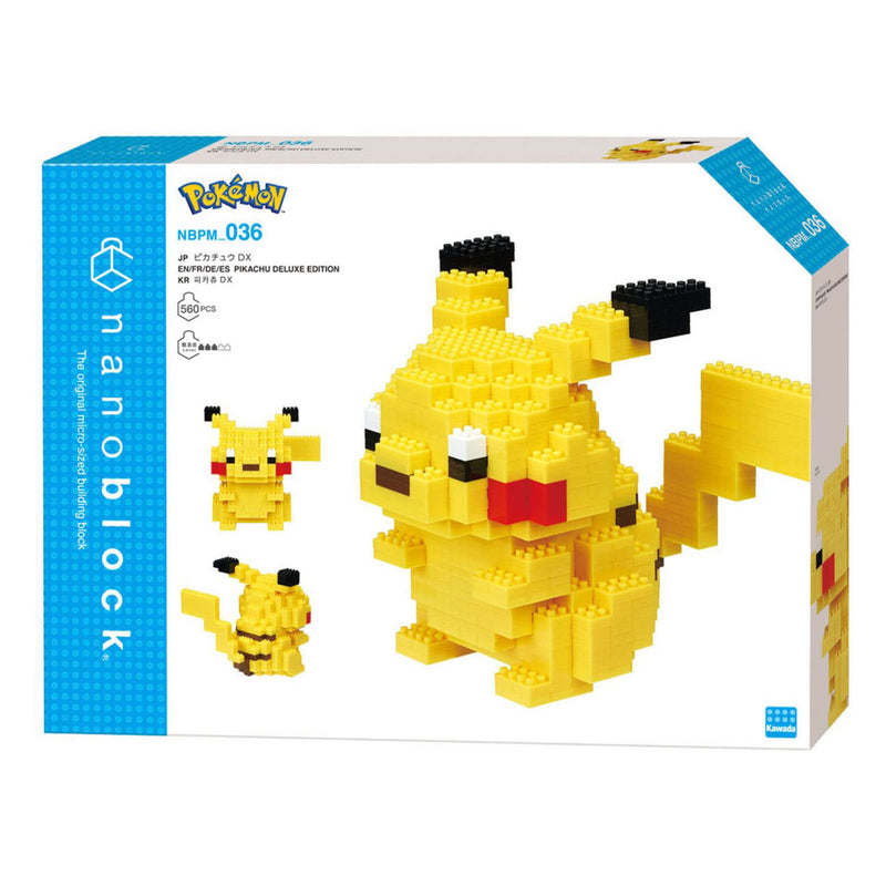 Afbeelding laden in galerijviewer, Bandai nanoblock bouwset pokémon pikachu deluxe - 560st.
