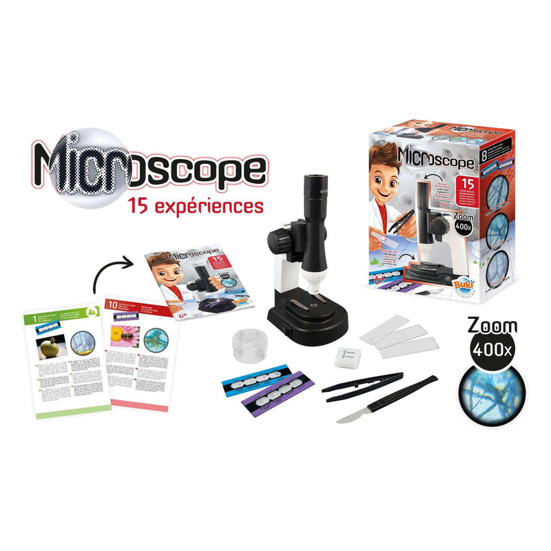 Afbeelding laden in galerijviewer, Buki wetenschap microscoop met 15 experimenten
