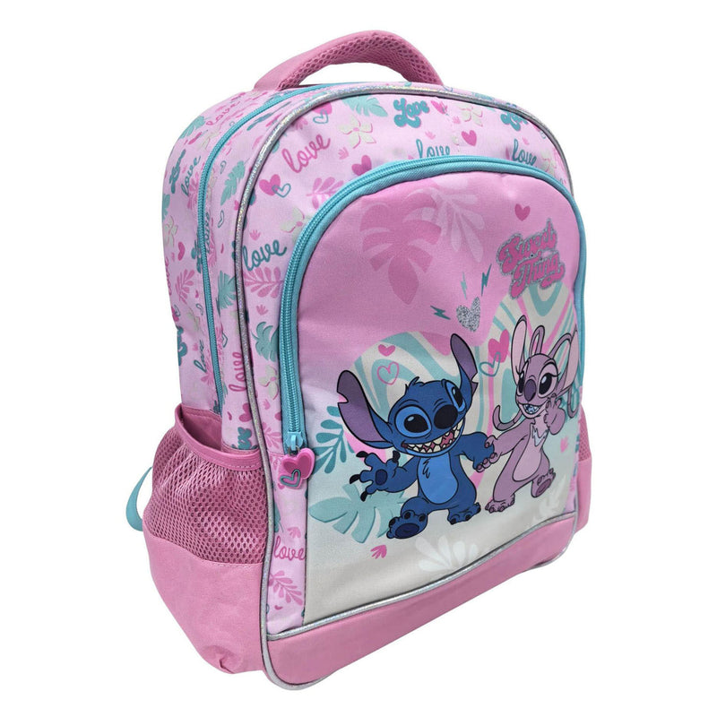 Afbeelding laden in galerijviewer, Disney stitch love rugzak 3 compartimenten met zijvakken
