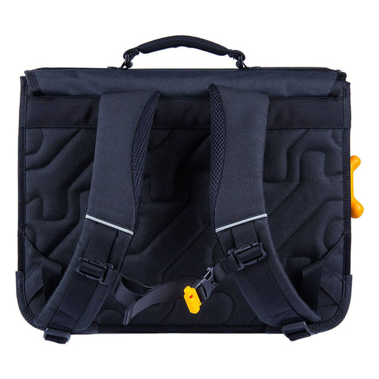 Stones and bones wolf navy cedar schooltas