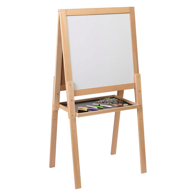 Afbeelding laden in galerijviewer, Jeujura houten dubbelzijdig krijt en whiteboard
