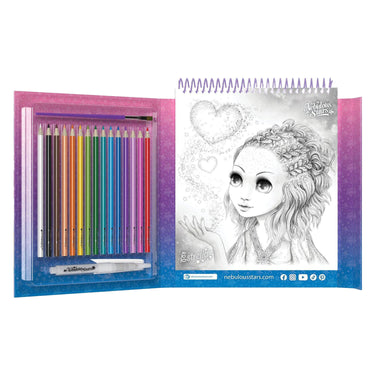 Nebulous stars aquarel set
