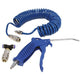 Carpoint blaaspistool set – 3-delig – 5m spiraalslang – 120mm mondstuk – 10 bar – met snelkoppeling t-stuk