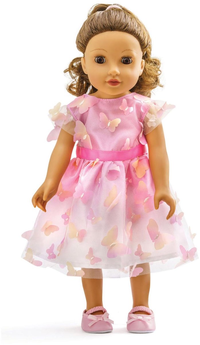 Afbeelding laden in galerijviewer, Heless pu-kleid miss butterfly, gr. 28-35 cm
