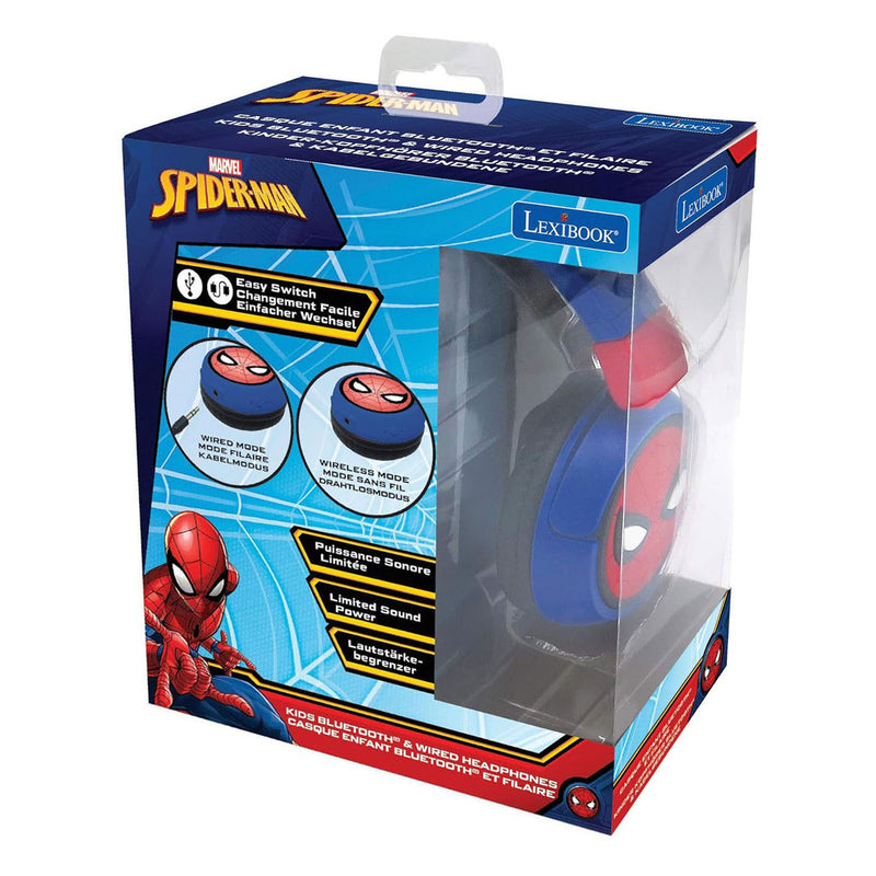 Afbeelding laden in galerijviewer, Spider-man 2-in-1 bluetooth- en bedrade koptelefoon
