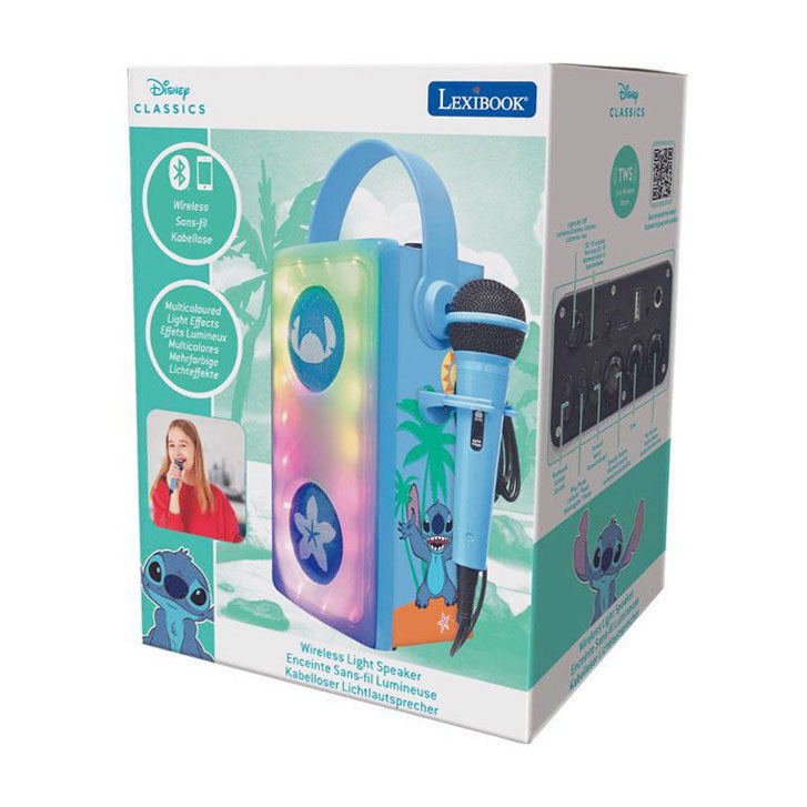Afbeelding laden in galerijviewer, Stitch verlichte bluetooth-luidspreker met microfoon
