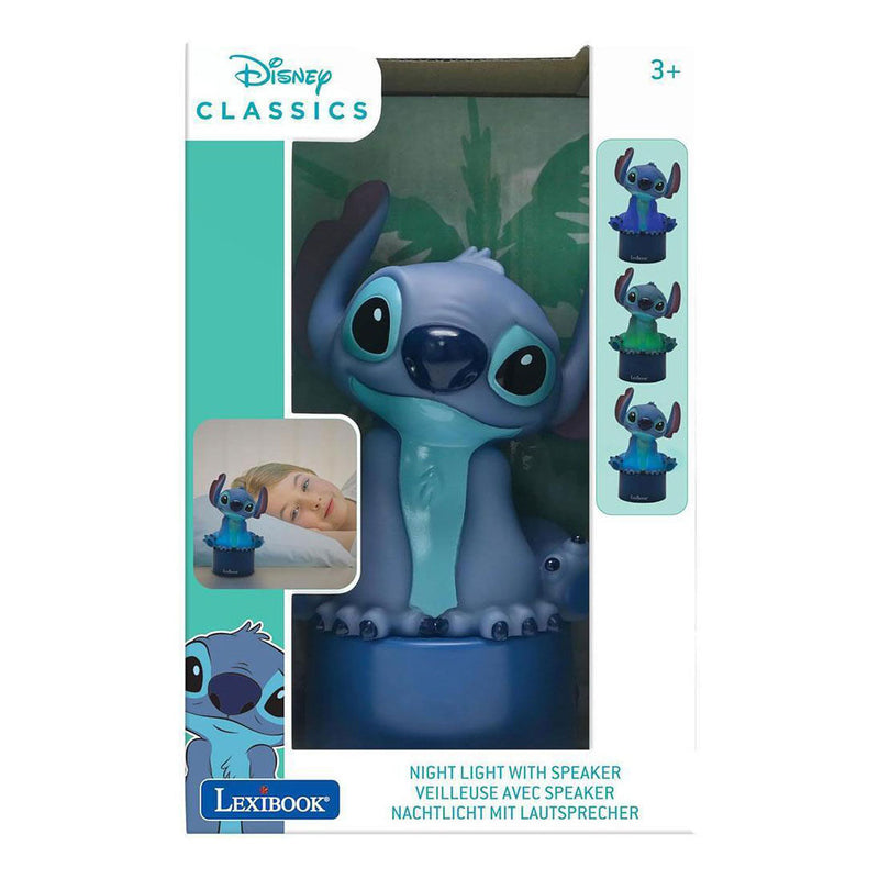Afbeelding laden in galerijviewer, Disney stitch nachtlampje met luidspreker
