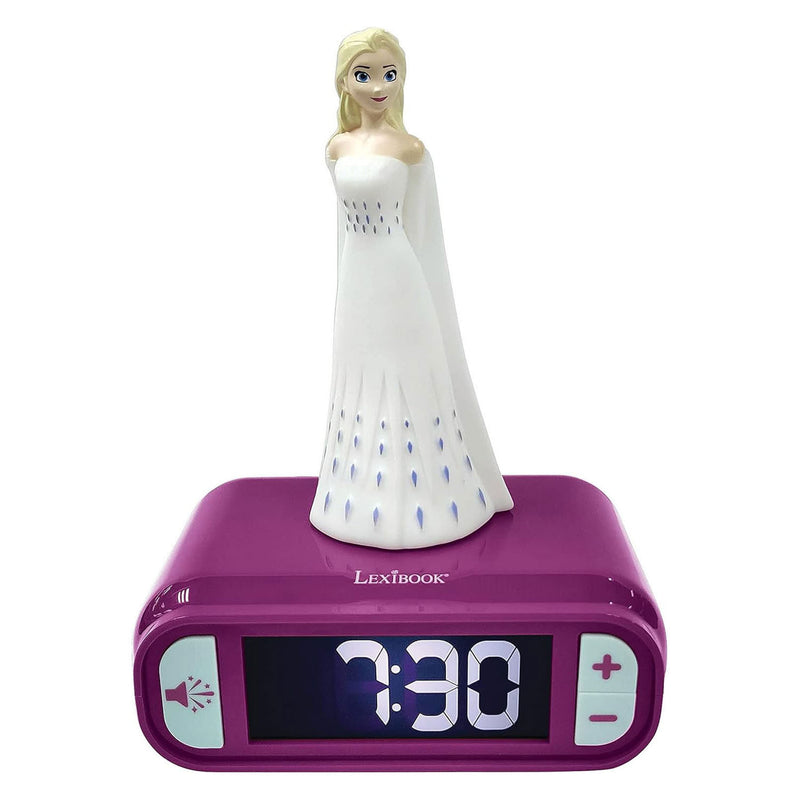 Afbeelding laden in galerijviewer, Disney frozen 3d digitale wekker met licht en geluid
