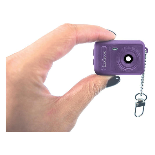 Lexibook sleutelhanger miniatuur digitale camera lichtroze met ingebouwd flashgeheugen