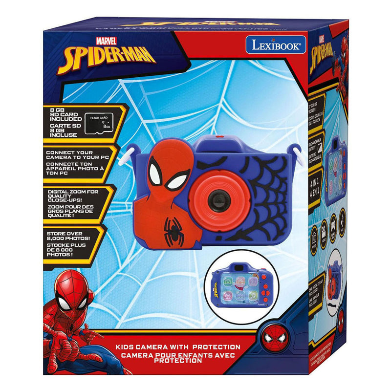 Afbeelding laden in galerijviewer, Lexibook spiderman - camera met bescherming voor kinderen - 8gb
