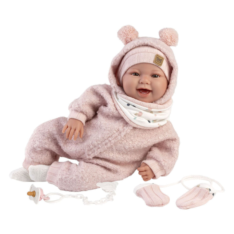 Afbeelding laden in galerijviewer, Imp tala newborn babypop met geluid - 44 cm
