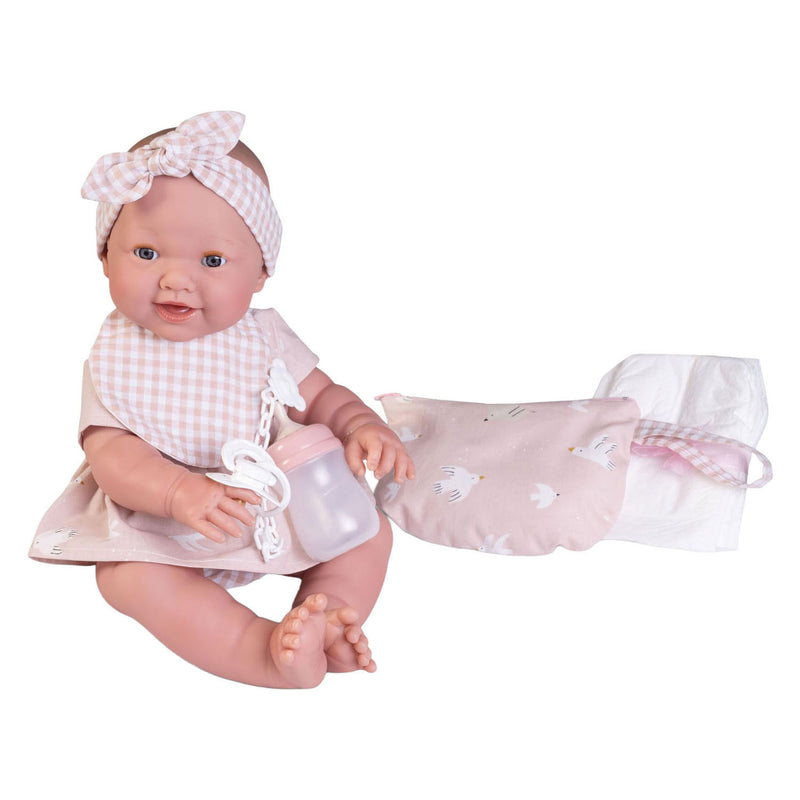 Afbeelding laden in galerijviewer, Mia newborn pop met toilettas - 42cm
