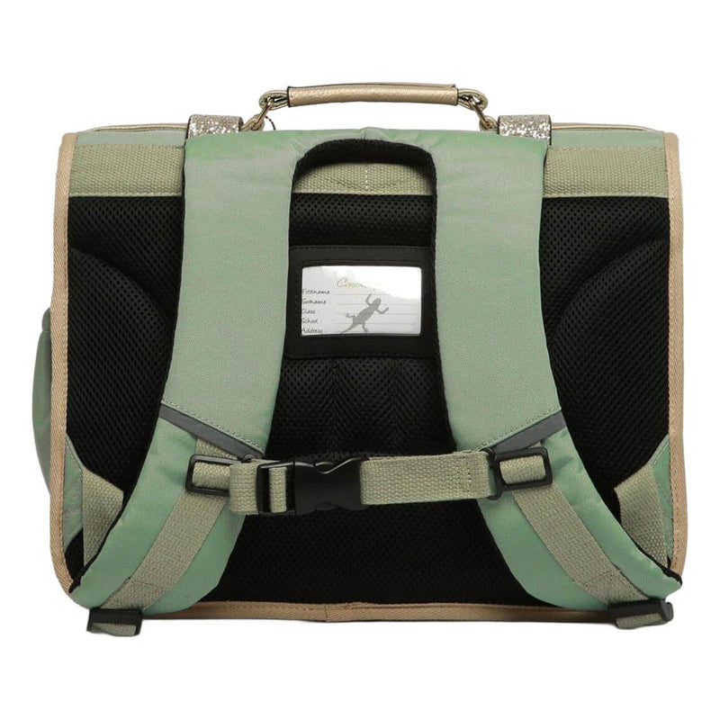 Afbeelding laden in galerijviewer, Caméléon schooltas glossy green - 38cm
