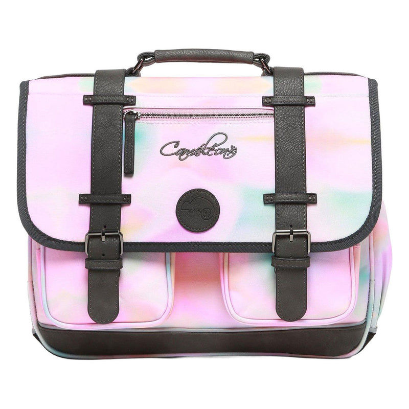 Afbeelding laden in galerijviewer, Caméléon schooltas pink tie and dye - 38cm
