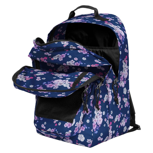 Eastpak study buddy rugzak - floral bloom navy