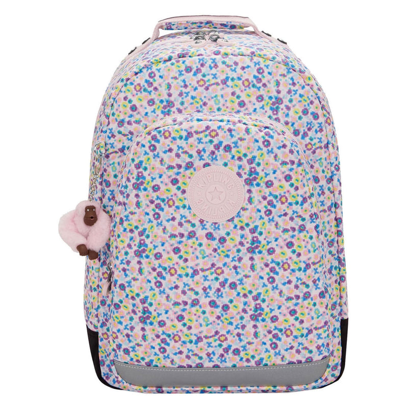 Afbeelding laden in galerijviewer, Kipling rugzak classroom digi bloemenprint
