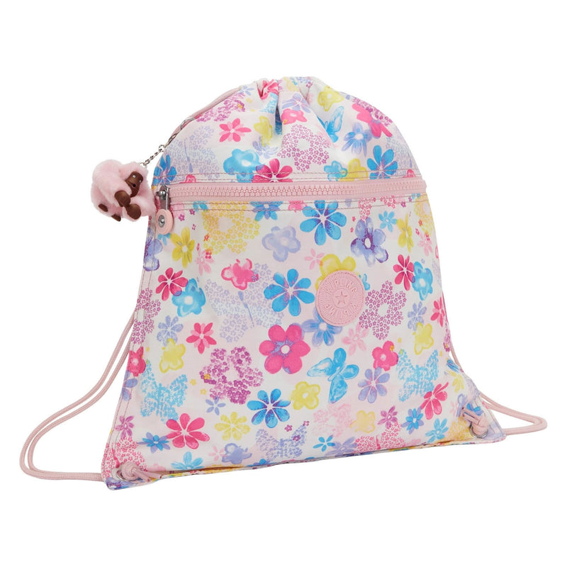 Afbeelding laden in galerijviewer, Kipling supertaboo gymtas - flower stamp
