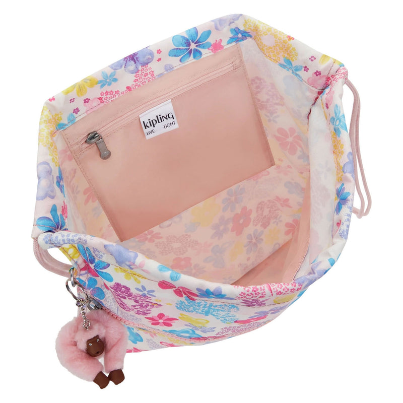 Afbeelding laden in galerijviewer, Kipling supertaboo gymtas - flower stamp
