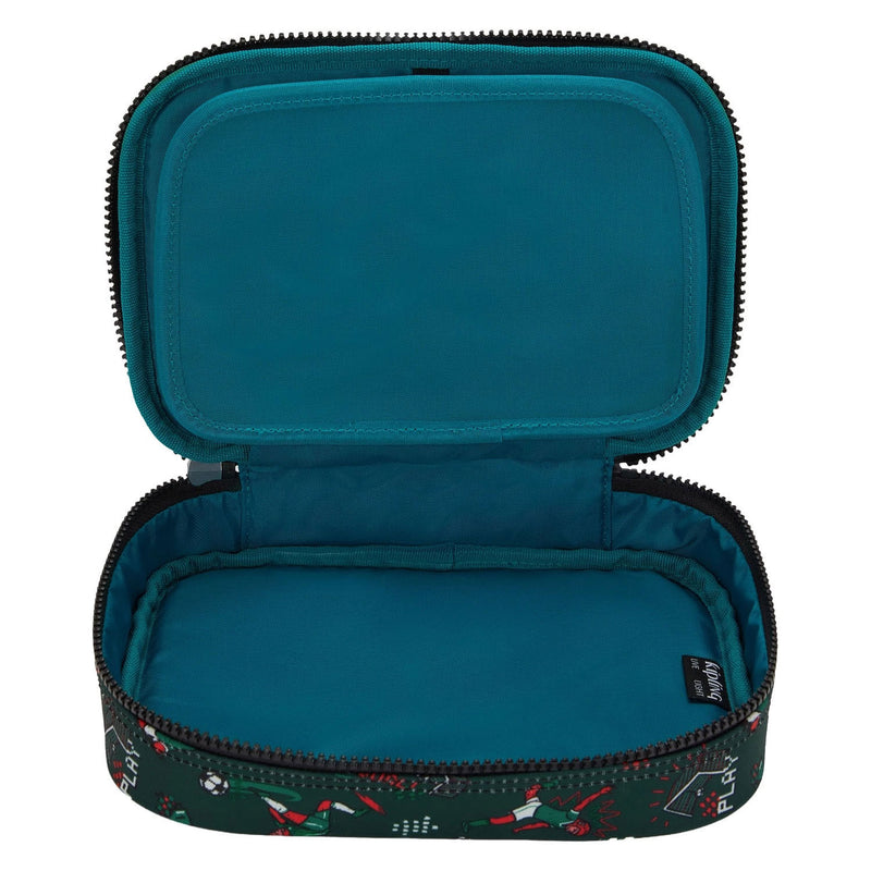 Afbeelding laden in galerijviewer, Kipling 100 pens etui - soccer print
