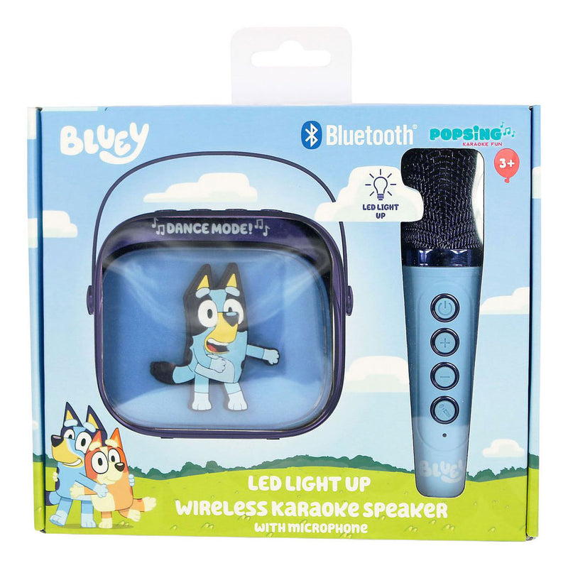 Afbeelding laden in galerijviewer, Bluey draadloze microfoon en karoake set

