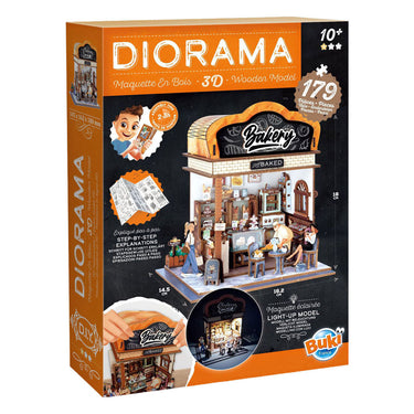 Buki france houten bouwpakket diorama bakkerij - 179dlg.