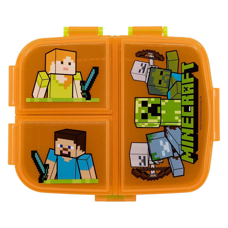 Afbeelding laden in galerijviewer, Minecraft lunchbox met 4 compartimenten
