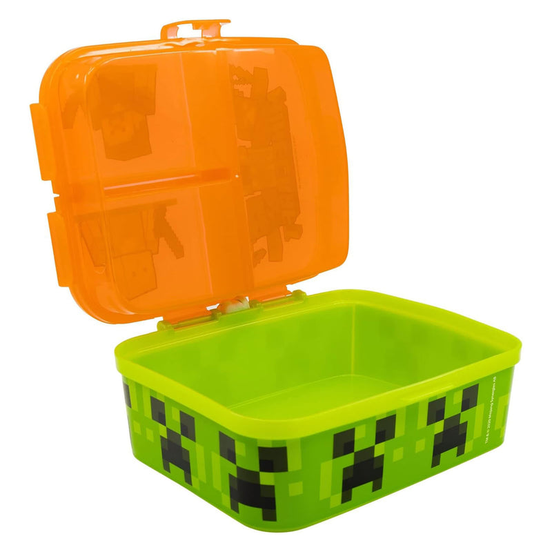 Afbeelding laden in galerijviewer, Minecraft lunchbox met 4 compartimenten
