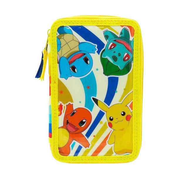 Afbeelding laden in galerijviewer, Pokémon pokemon etui gevuld 3 vakken
