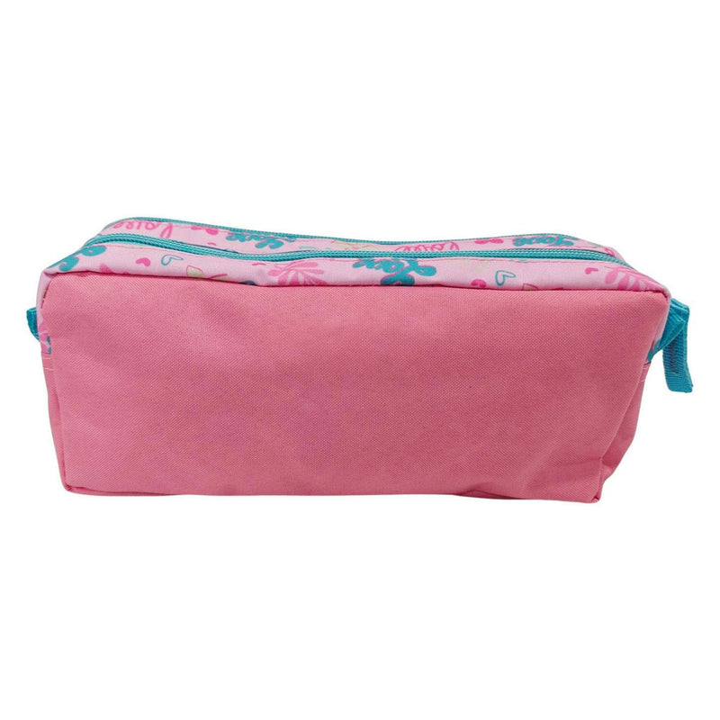 Afbeelding laden in galerijviewer, Stitch love etui met 2 compartimenten
