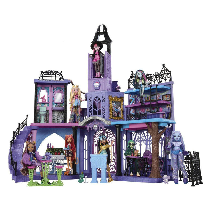 Afbeelding laden in galerijviewer, Mattel haunted high school poppenhuis - 35dlg.
