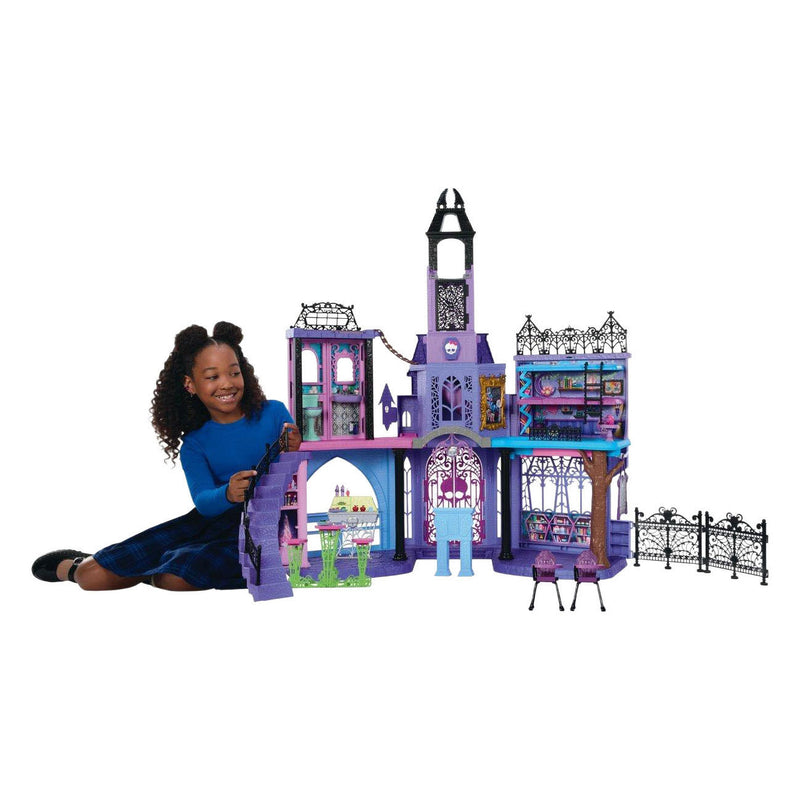 Afbeelding laden in galerijviewer, Mattel haunted high school poppenhuis - 35dlg.
