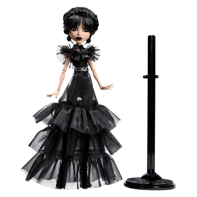 Afbeelding laden in galerijviewer, Mattel monster high wednesday raven dress modepop
