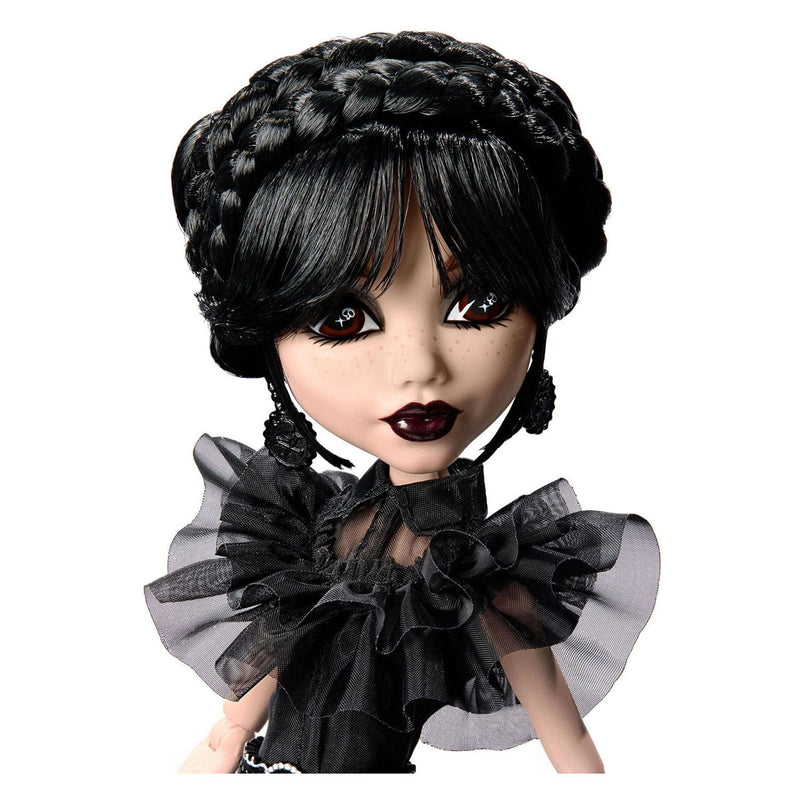 Afbeelding laden in galerijviewer, Mattel monster high wednesday raven dress modepop
