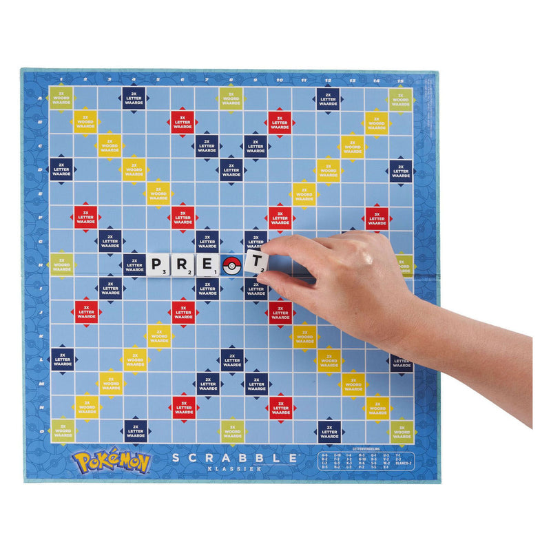 Afbeelding laden in galerijviewer, Mattel scrabble pokemon bordspel nl
