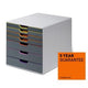 Durable ladenblok 760727 stapelbaar a4,c4, folio grijs