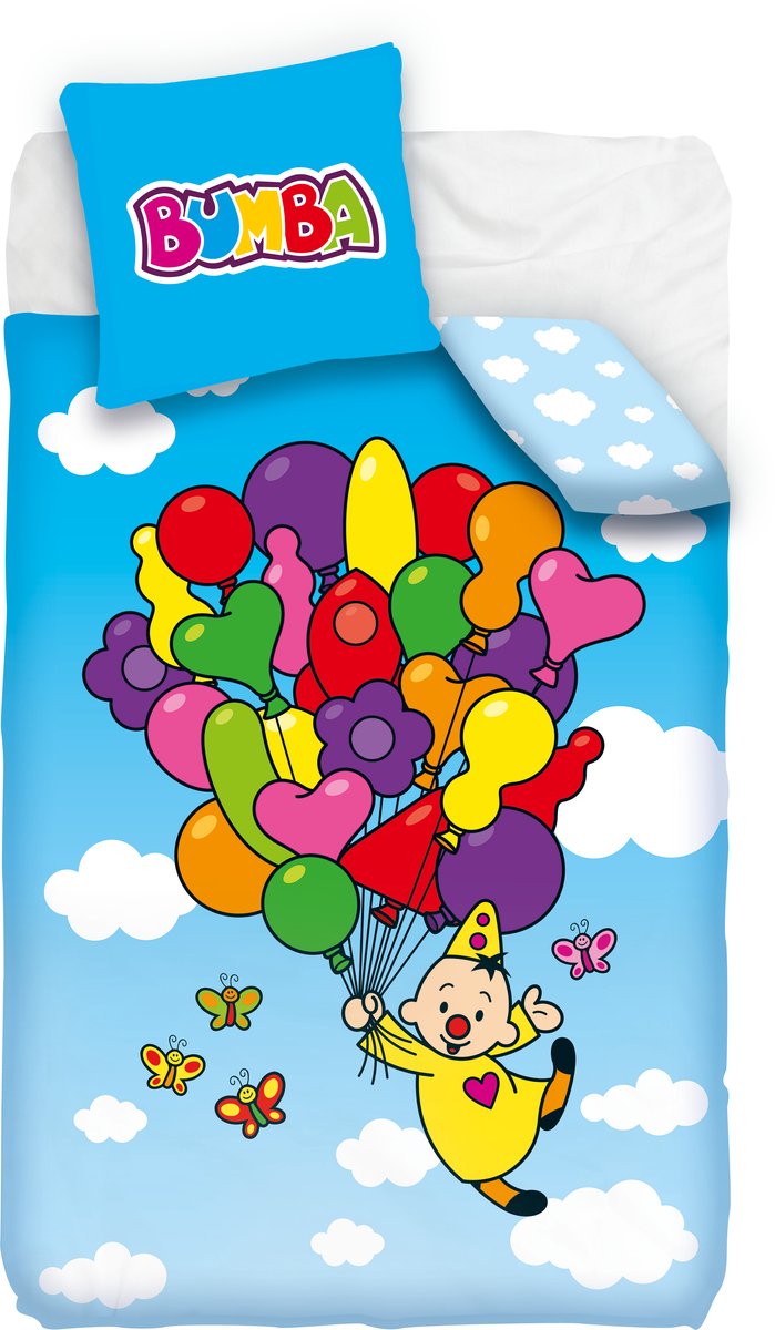 Afbeelding laden in galerijviewer, Studio 100 bumba dekbedovertrek - ballonnen 140x200 cm
