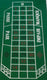 Hot games roulette-kleed 180x90cm.groen vilt bedr..