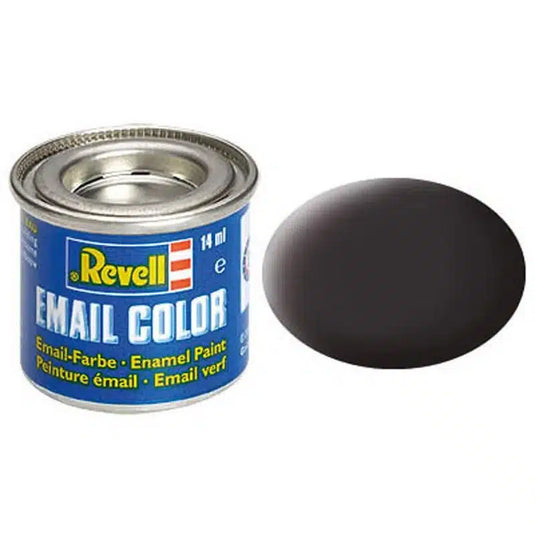 Revell - modelbouwverf nr 6 teerzwart mat
